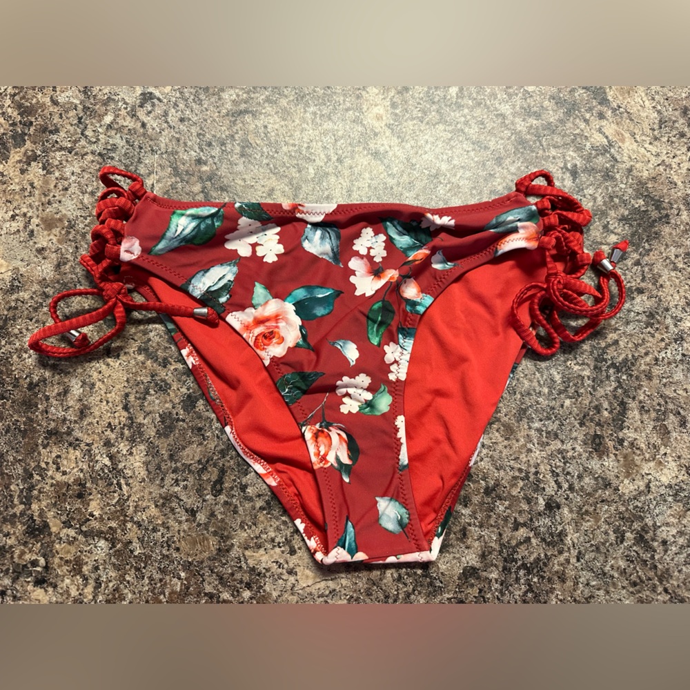Floral Rust Bikini Set - Picture 2 of 10